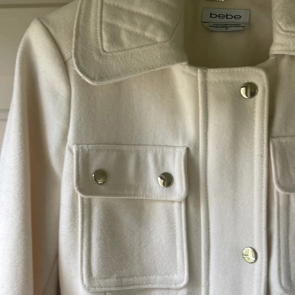 Bebe Wool Belted Jacket - Picture 3 of 8